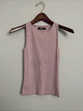 Classic Scoop Neck Tank Top in Dusty Rose